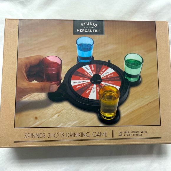 NEW! Studio Mercantile Spinner Shots Drinking Game - Picture 2 of 2